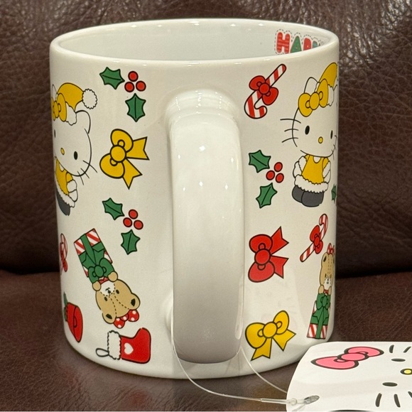 Happy Holidays Hello Kitty 16oz White Christmas Mug - Picture 5 of 9